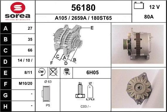 EAI 56180 - Генератор unicars.by