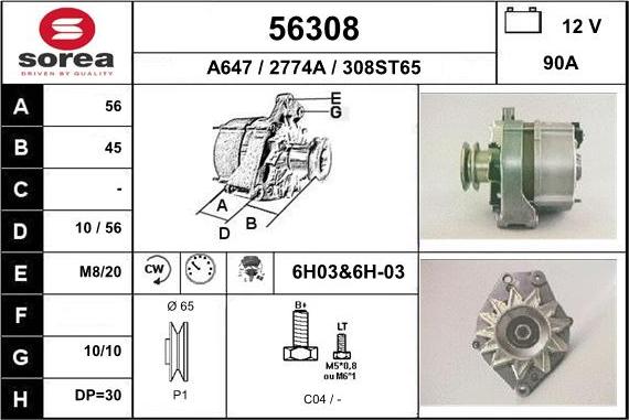 EAI 56308 - Генератор unicars.by