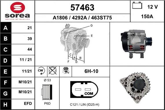 EAI 57463 - Генератор unicars.by