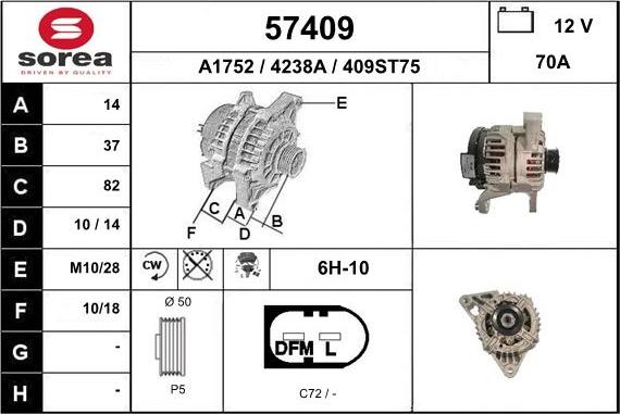 EAI 57409 - Генератор unicars.by