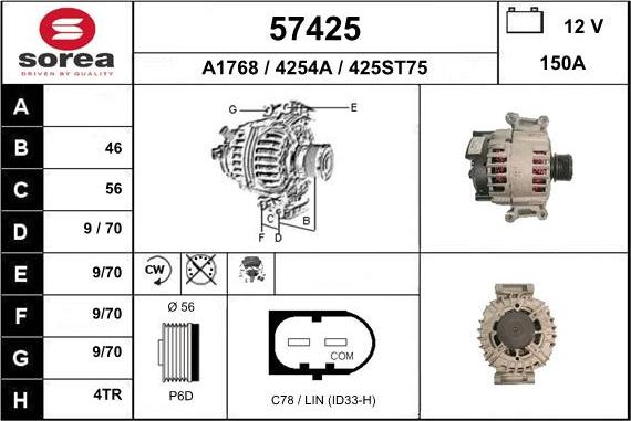 EAI 57425 - Генератор unicars.by