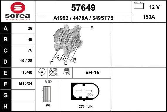 EAI 57649 - Генератор unicars.by