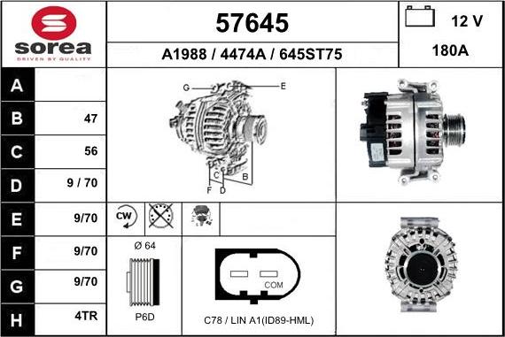 EAI 57645 - Генератор unicars.by