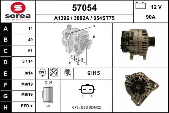 EAI 57054 - Генератор unicars.by