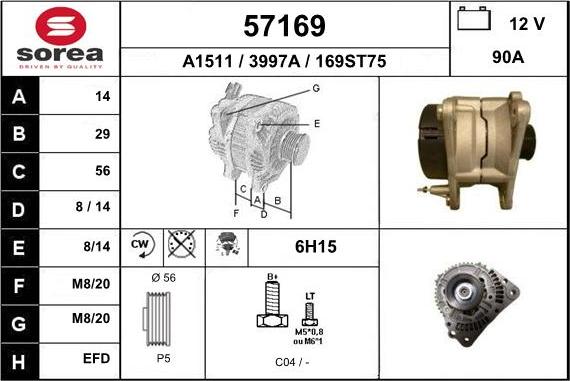 EAI 57169 - Генератор unicars.by