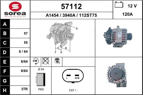 EAI 57112 - Генератор unicars.by