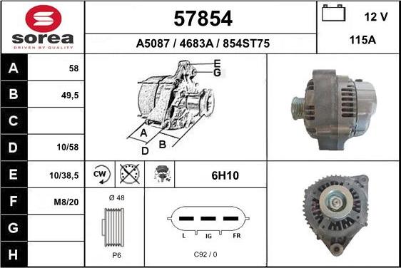 EAI 57854 - Генератор unicars.by