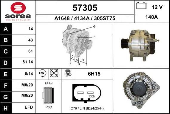 EAI 57305 - Генератор unicars.by