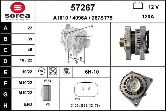 EAI 57267 - Генератор unicars.by