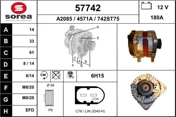 EAI 57742 - Генератор unicars.by