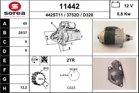 EAI 11442 - Стартер unicars.by