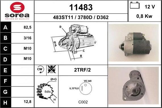 EAI 11483 - Стартер unicars.by