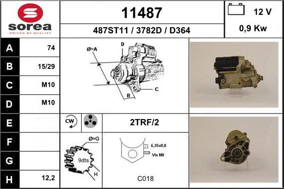 EAI 11487 - Стартер unicars.by