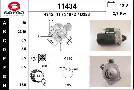 EAI 11434 - Стартер unicars.by