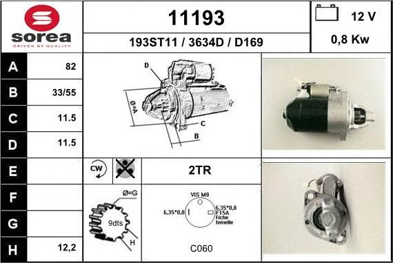 EAI 11193 - Стартер unicars.by