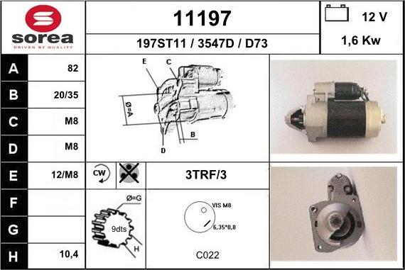 EAI 11197 - Стартер unicars.by