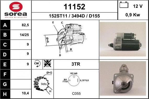 EAI 11152 - Стартер unicars.by