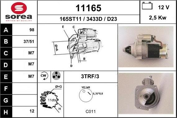 EAI 11165 - Стартер unicars.by