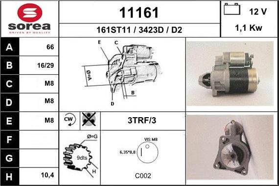 EAI 11161 - Стартер unicars.by