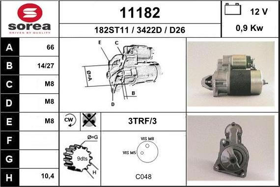 EAI 11182 - Стартер unicars.by