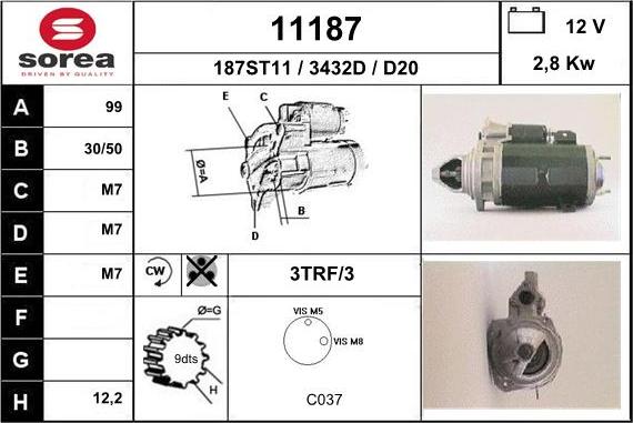 EAI 11187 - Стартер unicars.by