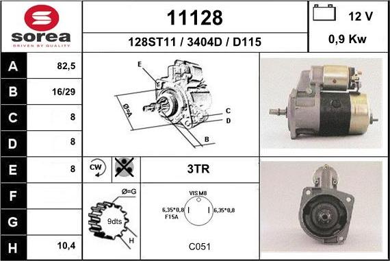 EAI 11128 - Стартер unicars.by