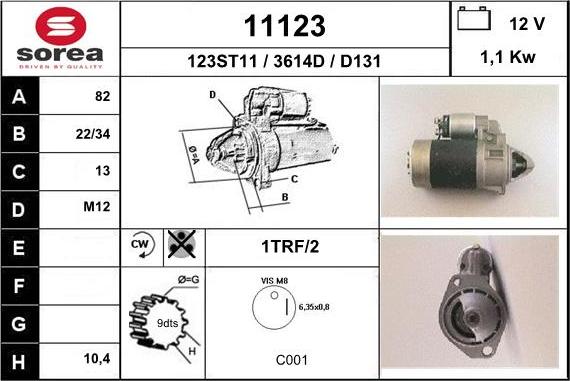 EAI 11123 - Стартер unicars.by