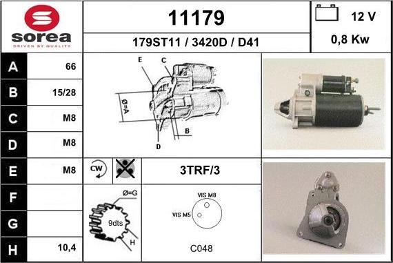 EAI 11179 - Стартер unicars.by