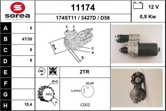 EAI 11174 - Стартер unicars.by