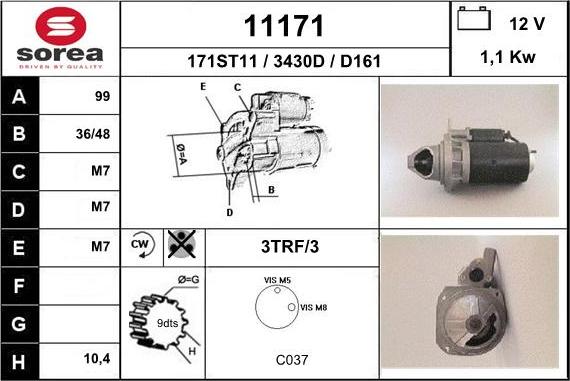 EAI 11171 - Стартер unicars.by