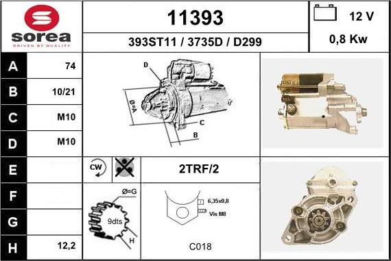 EAI 11393 - Стартер unicars.by