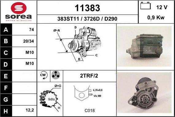 EAI 11383 - Стартер unicars.by