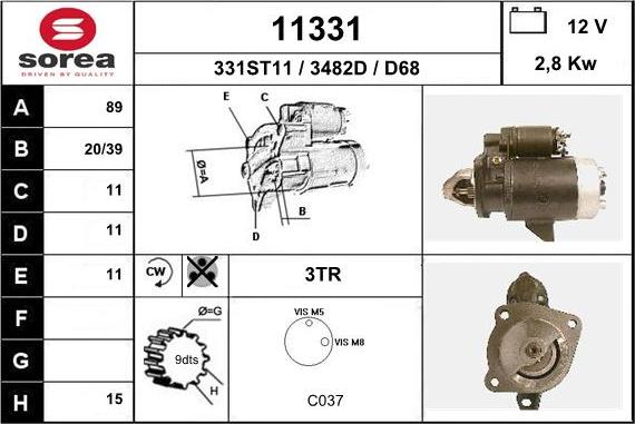 EAI 11331 - Стартер unicars.by