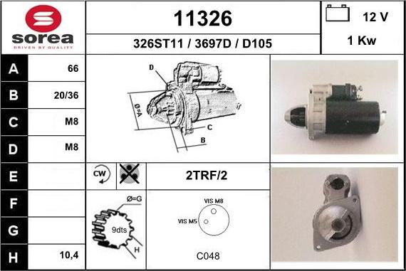 EAI 11326 - Стартер unicars.by