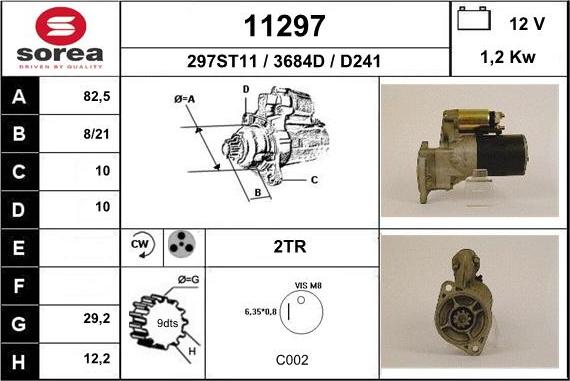 EAI 11297 - Стартер unicars.by