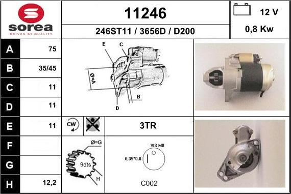 EAI 11246 - Стартер unicars.by