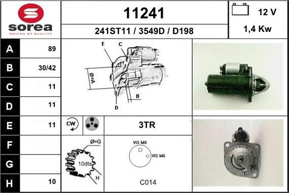 EAI 11241 - Стартер unicars.by