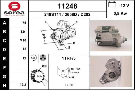 EAI 11248 - Стартер unicars.by