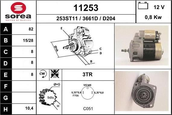 EAI 11253 - Стартер unicars.by