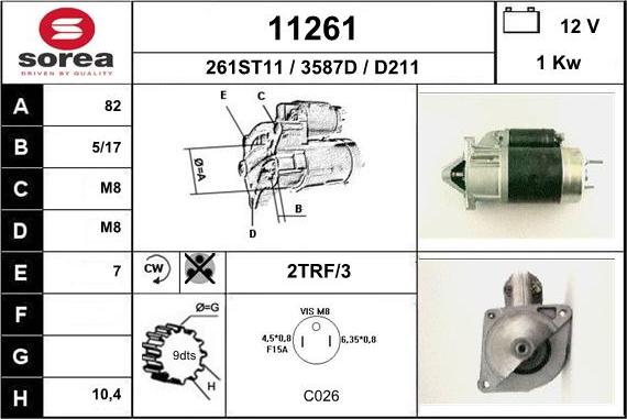 EAI 11261 - Стартер unicars.by