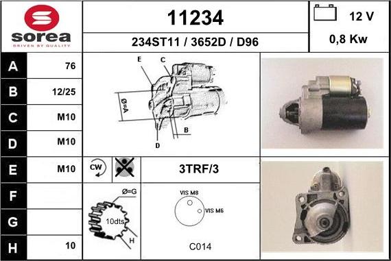 EAI 11234 - Стартер unicars.by