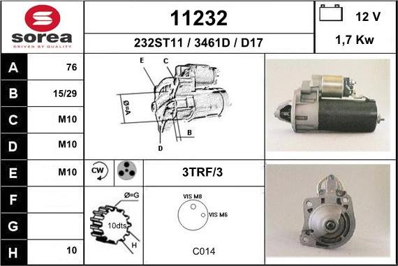 EAI 11232 - Стартер unicars.by