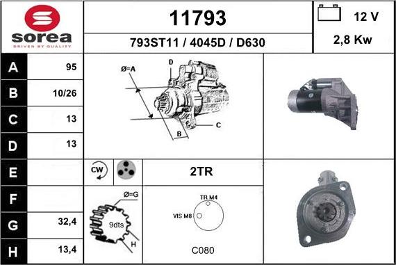 EAI 11793 - Стартер unicars.by