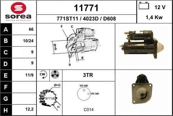 EAI 11771 - Стартер unicars.by