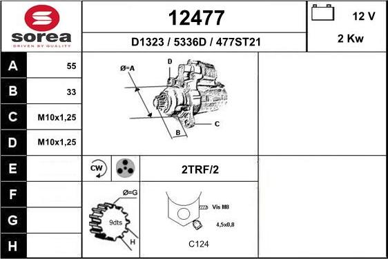 EAI 12477 - Стартер unicars.by