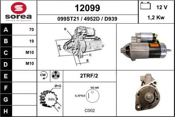 EAI 12099 - Стартер unicars.by