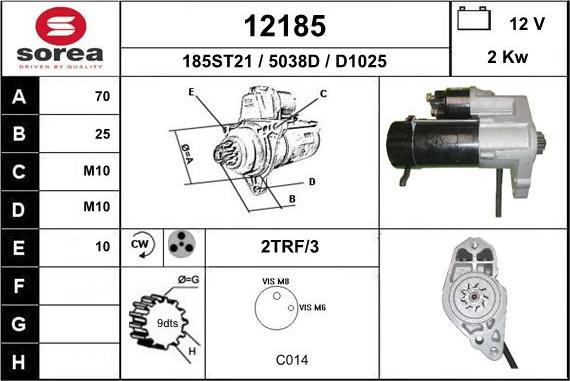 EAI 12185 - Стартер unicars.by