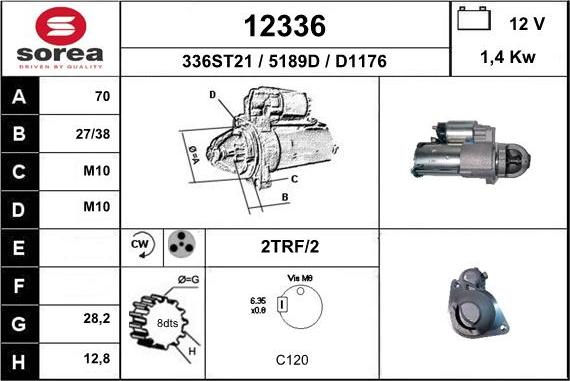 EAI 12336 - Стартер unicars.by