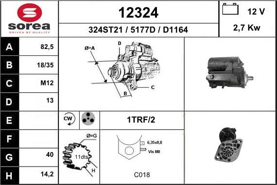 EAI 12324 - Стартер unicars.by