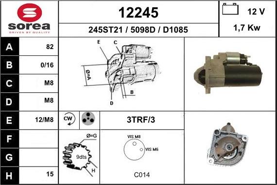 EAI 12245 - Стартер unicars.by